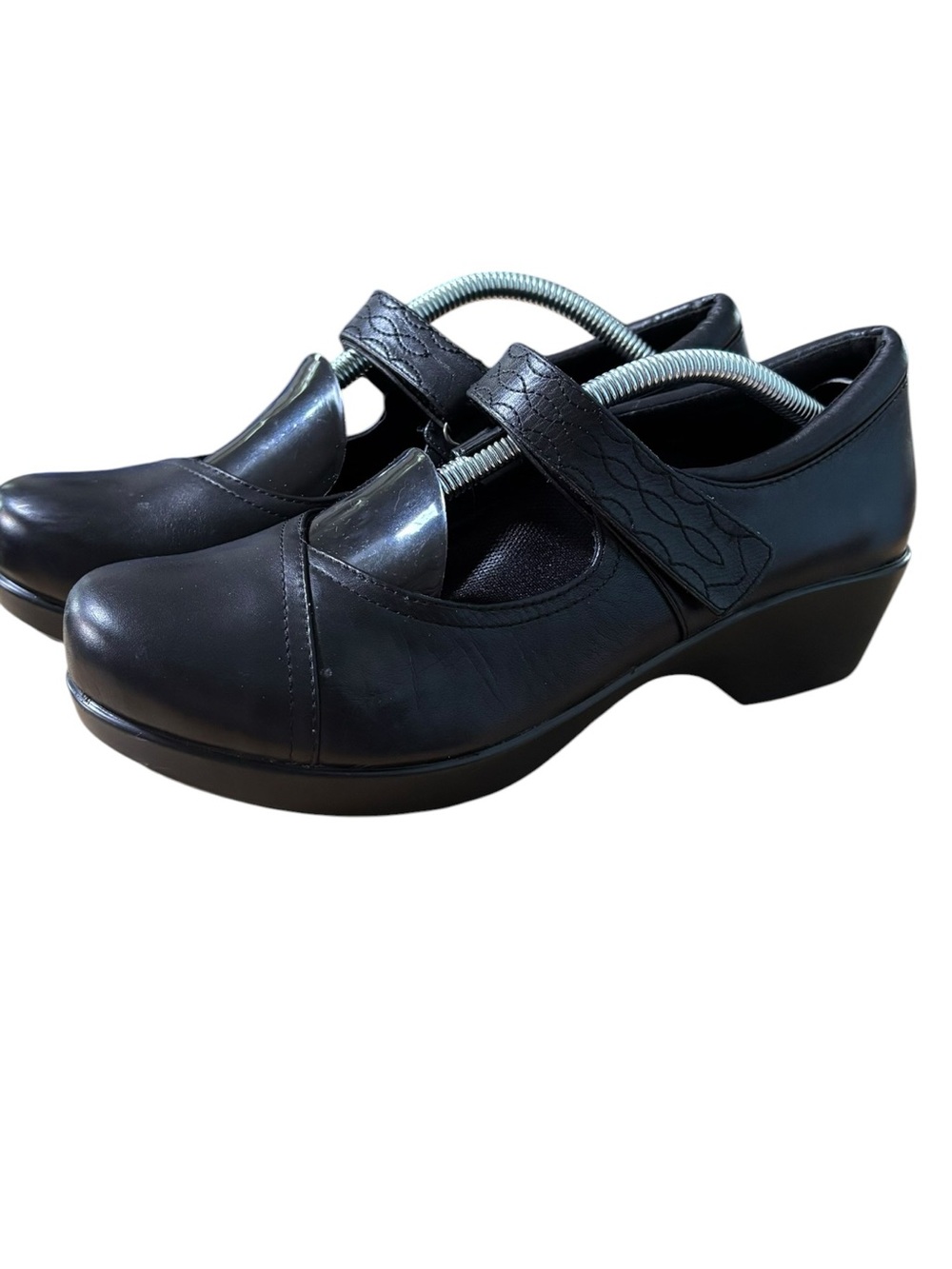ABEO Joy Mary Jane Comfort Dress Shoes Black Leather Women’s Sz EU 37/ US 6